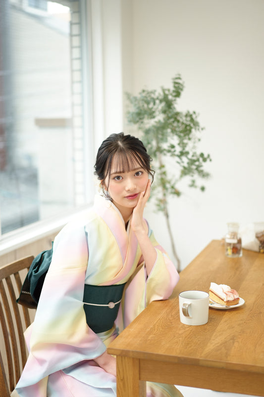 YOURかんたん着物 グラデーション | 幻想的なグラデーション着物