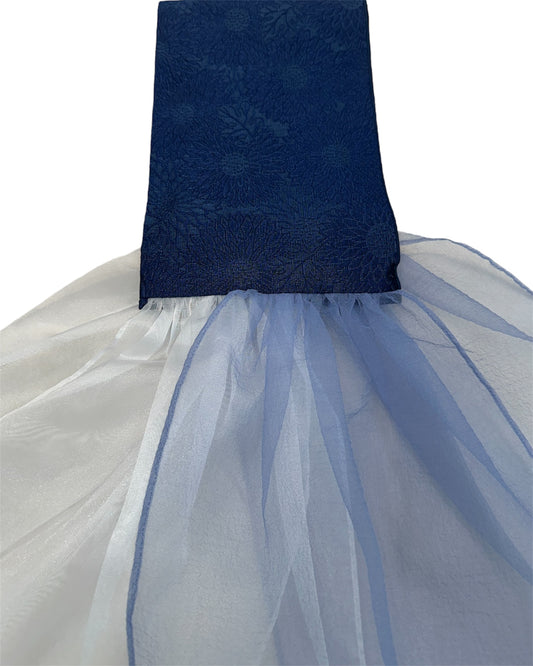 YOURかんたん着物・帯バリエーション 金魚帯バージョン-ブルー