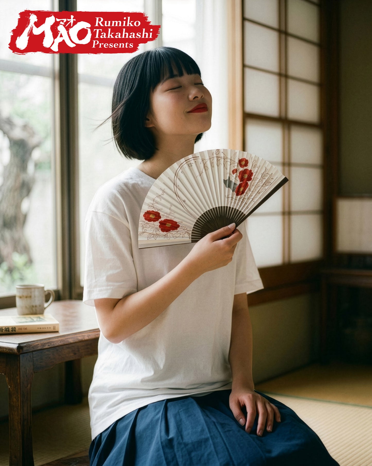 8月18日12時販売開始『TVアニメMAO』 猫鬼 扇子｜ツカモト市田【限定商品】【先行予約販売８月末順次発送】